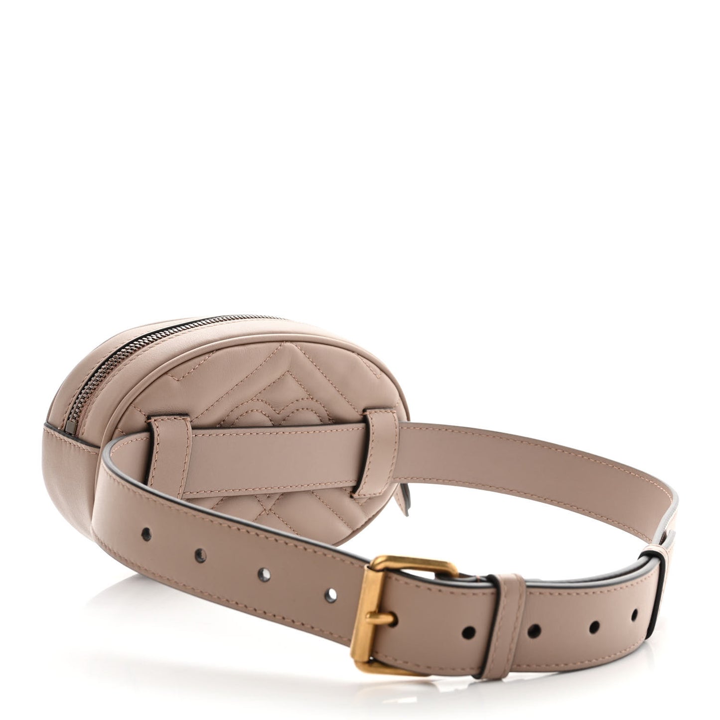 Calfskin Matelasse GG Marmont Belt Bag 75 30 Porcelain Rose