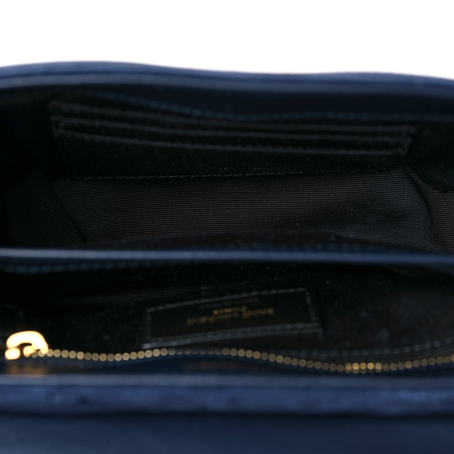 Suede Toy Loulou Shoulder Bag Deep Marine