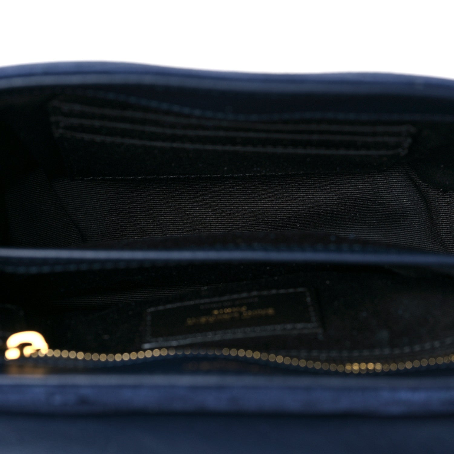 Saint Laurent Suede Toy Loulou Shoulder Bag Deep Marine 5 of 9