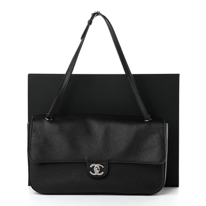 Chanel Grained Calfskin Small Souplissimo Maxi Flap Black 10 of 10