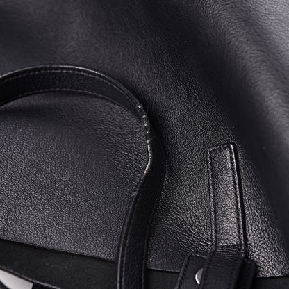 Saint Laurent Calfskin Large Fringe Shopping Tote Black 14 of 14