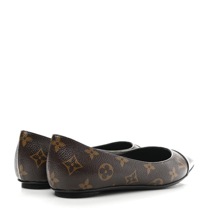 Louis Vuitton Patent Monogram Fetish Ballerina Flats 35 4 of 10
