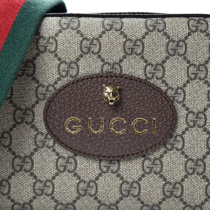 Gucci GG Supreme Monogram Web Neo Vintage Shoulder Bag Beige New Acero Crop 10 of 10