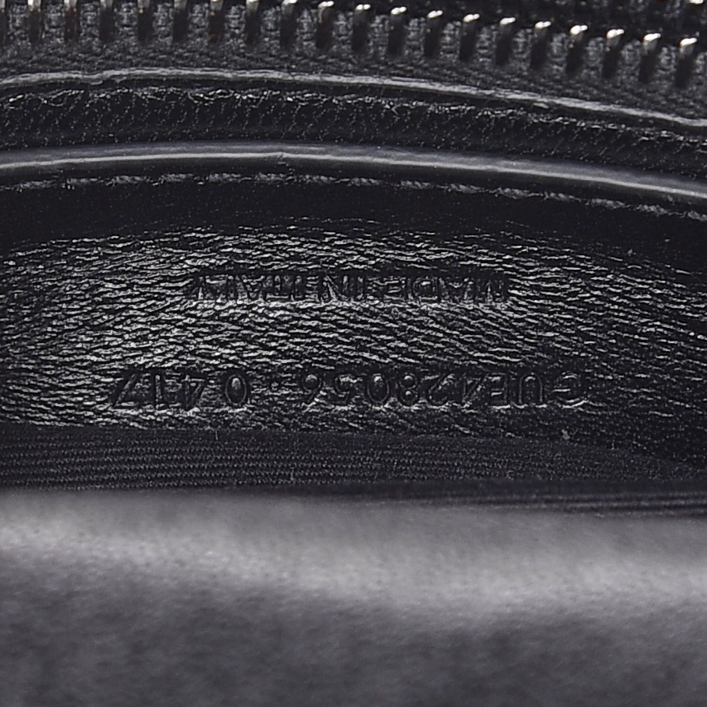 Sheepskin Matelasse Chevron Monogram Medium College Bag Black