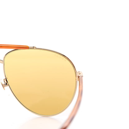 Gucci Aviator Sunglasses GG0014S Havana 7 of 8