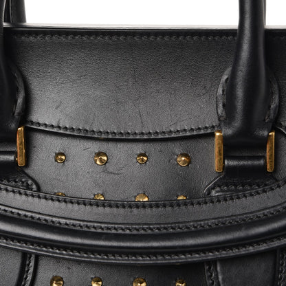 Alexander McQueen Calfskin Studded Small Heroine Black 9 of 9