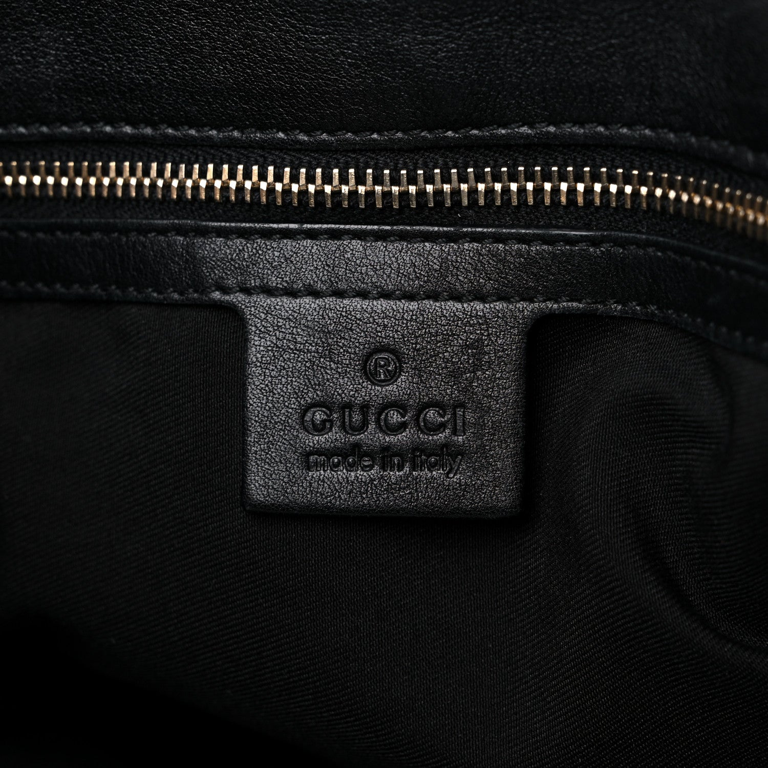 Gucci Calfskin Large Horsebit Chain Hobo Black 6 of 15