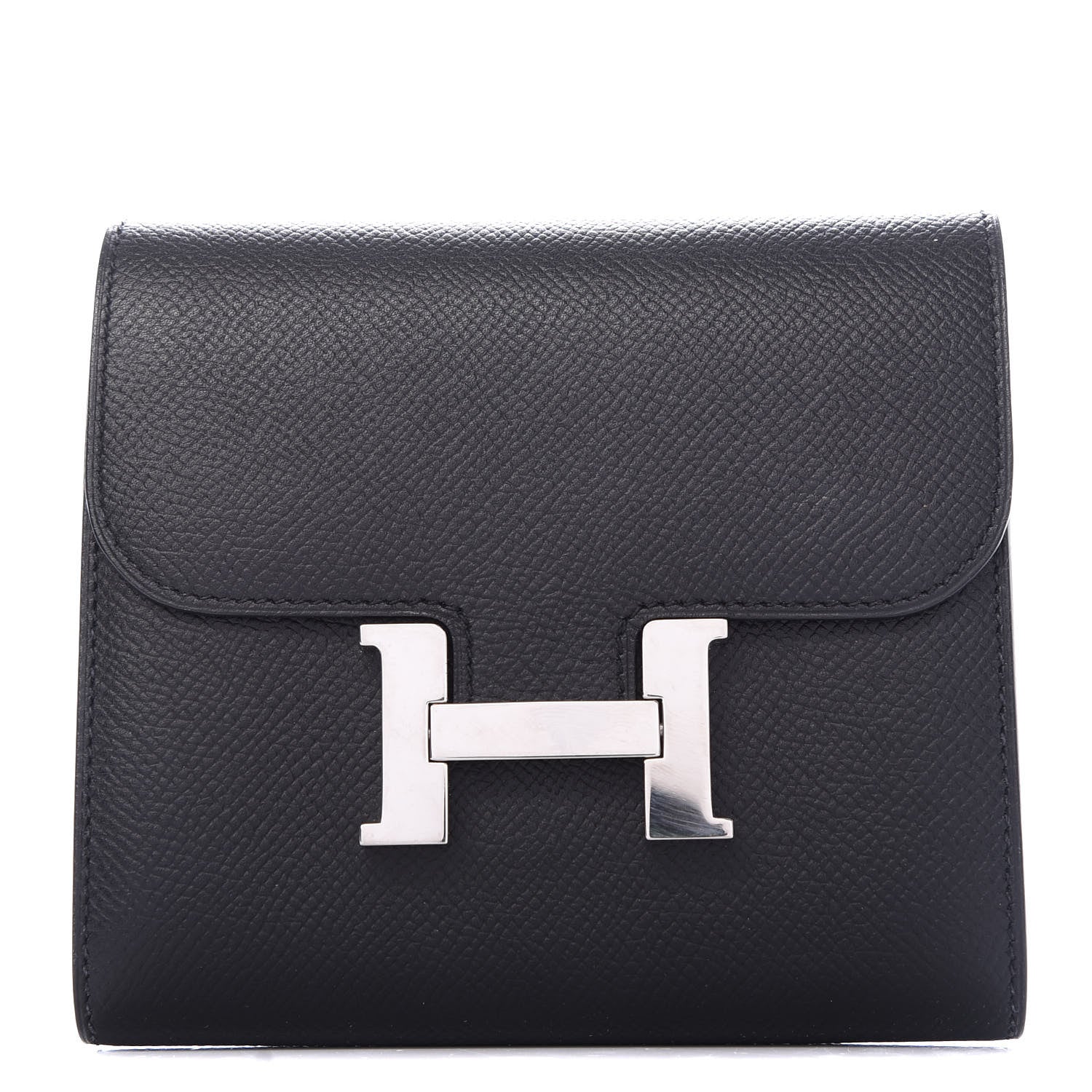 Hermes Epsom Constance Short Wallet Black 1 of 6