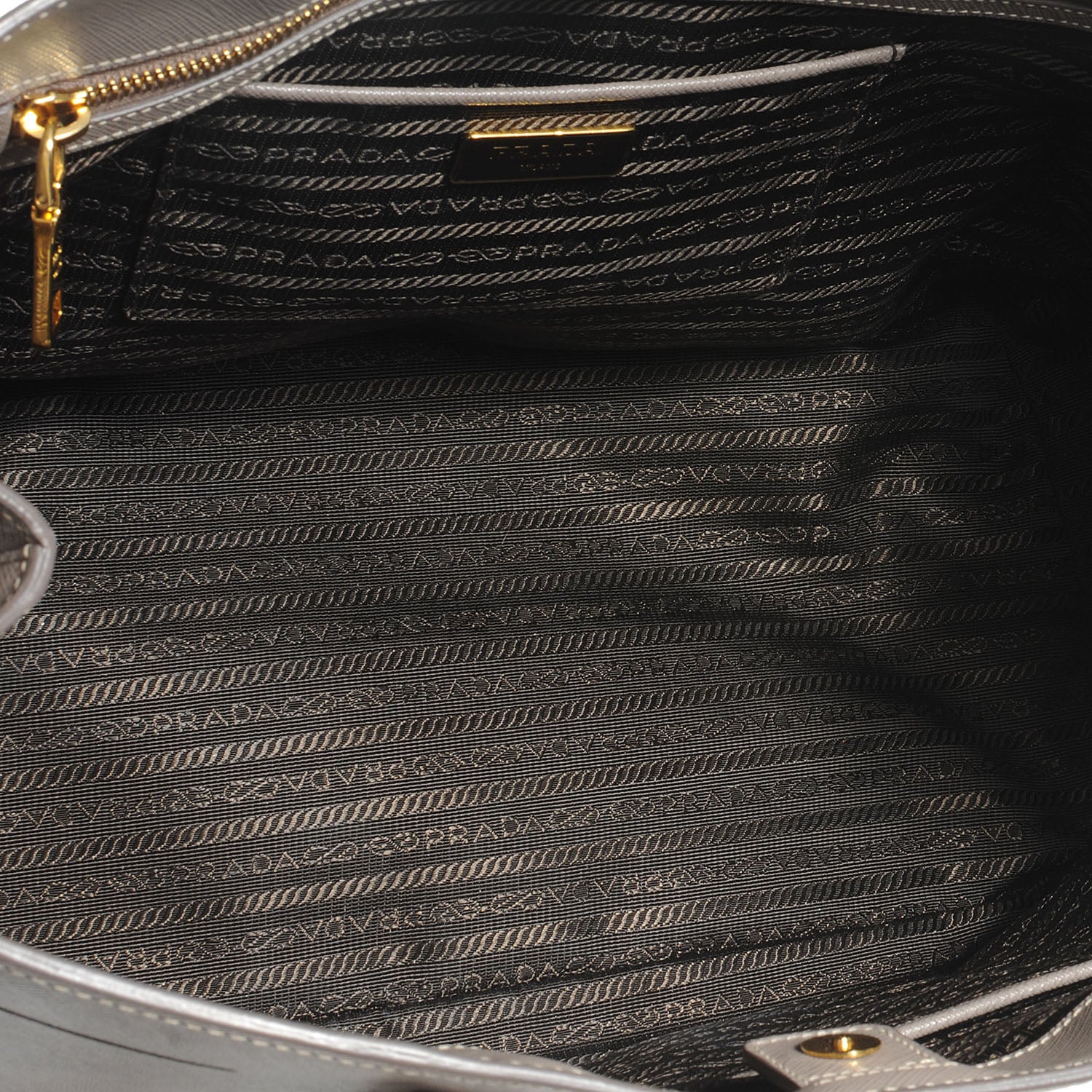 Prada Saffiano Lux Large Tote Argilla 6 of 9