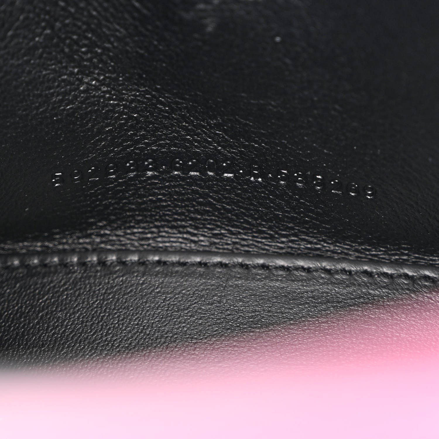 Balenciaga Metallic Shiny Calfskin Crocodile Embossed Hourglass Top Handle Bag XS Pink 8 of 11