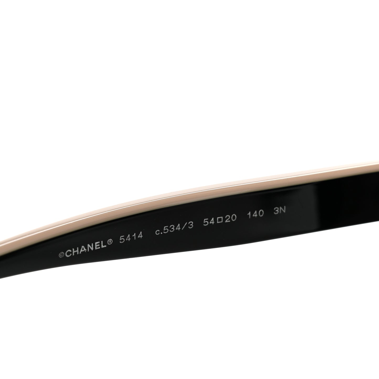 Acetate CC Butterfly Sunglasses 5414 Black Beige