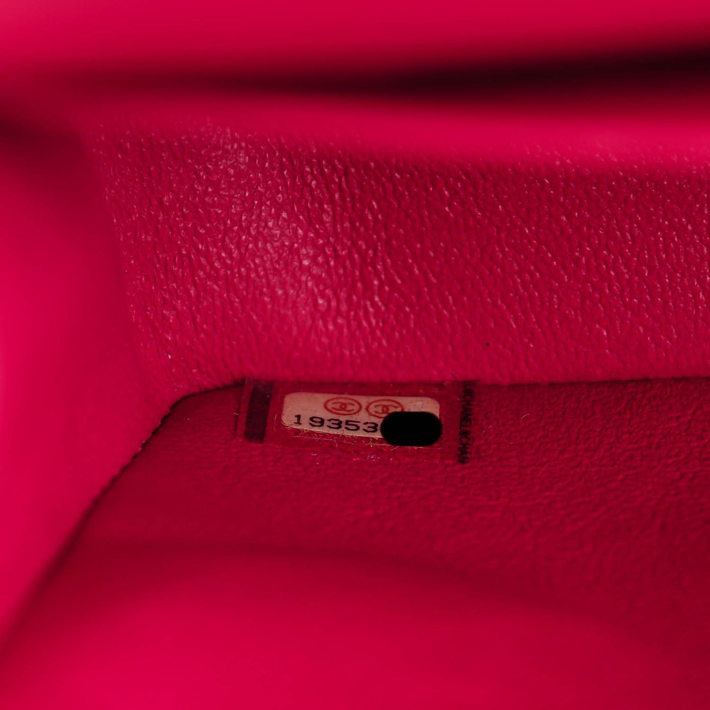Patent Quilted Medium Double Flap Fuchsia