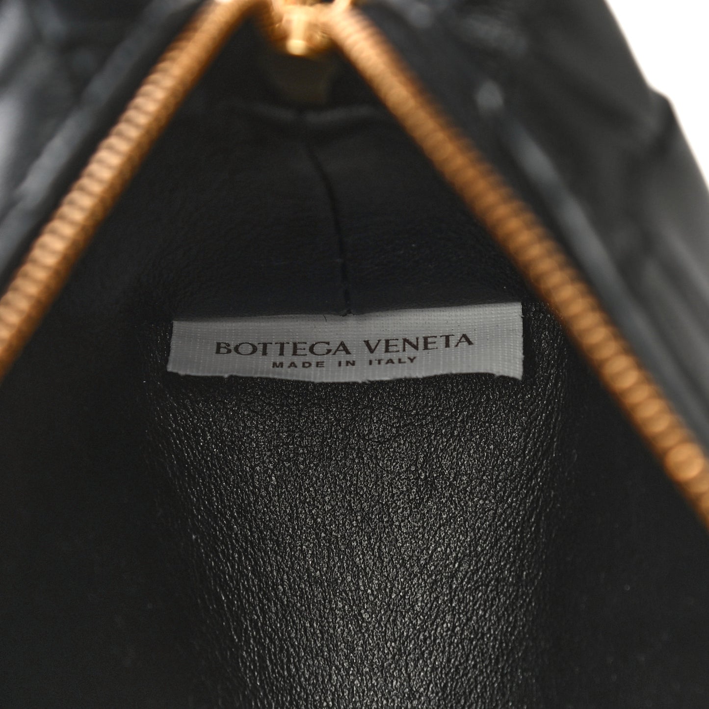Nappa Intrecciato Mini Crossbody Black