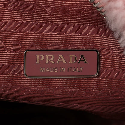 Prada Shearling Mini Re-Edition 2000 Bag Orchidea 6 of 12
