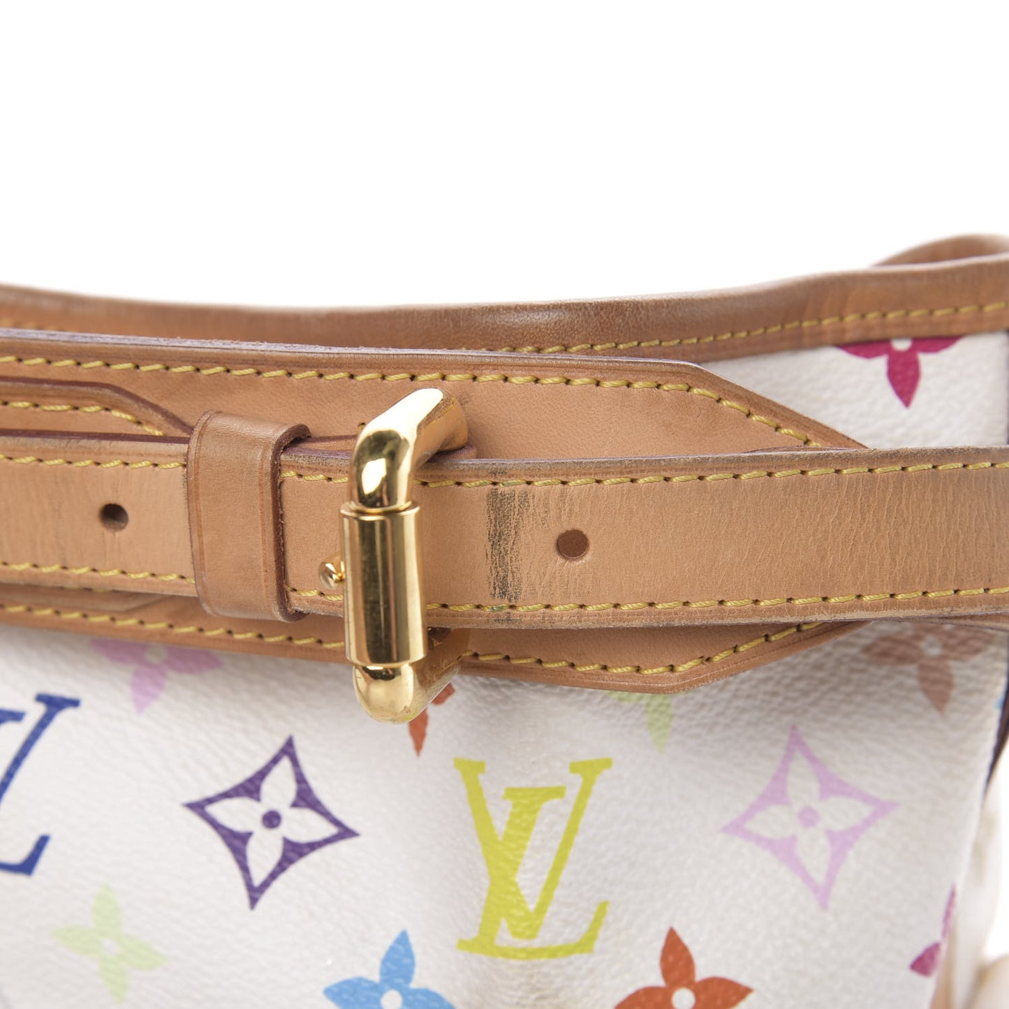 Monogram Multicolor Petit Noe White