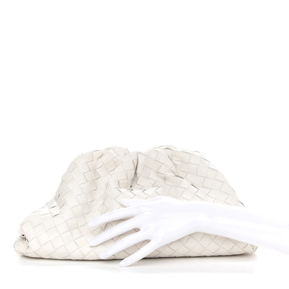 Bottega Veneta Nappa Maxi Intreccio The Pouch Oversized Clutch Plaster 2 of 9