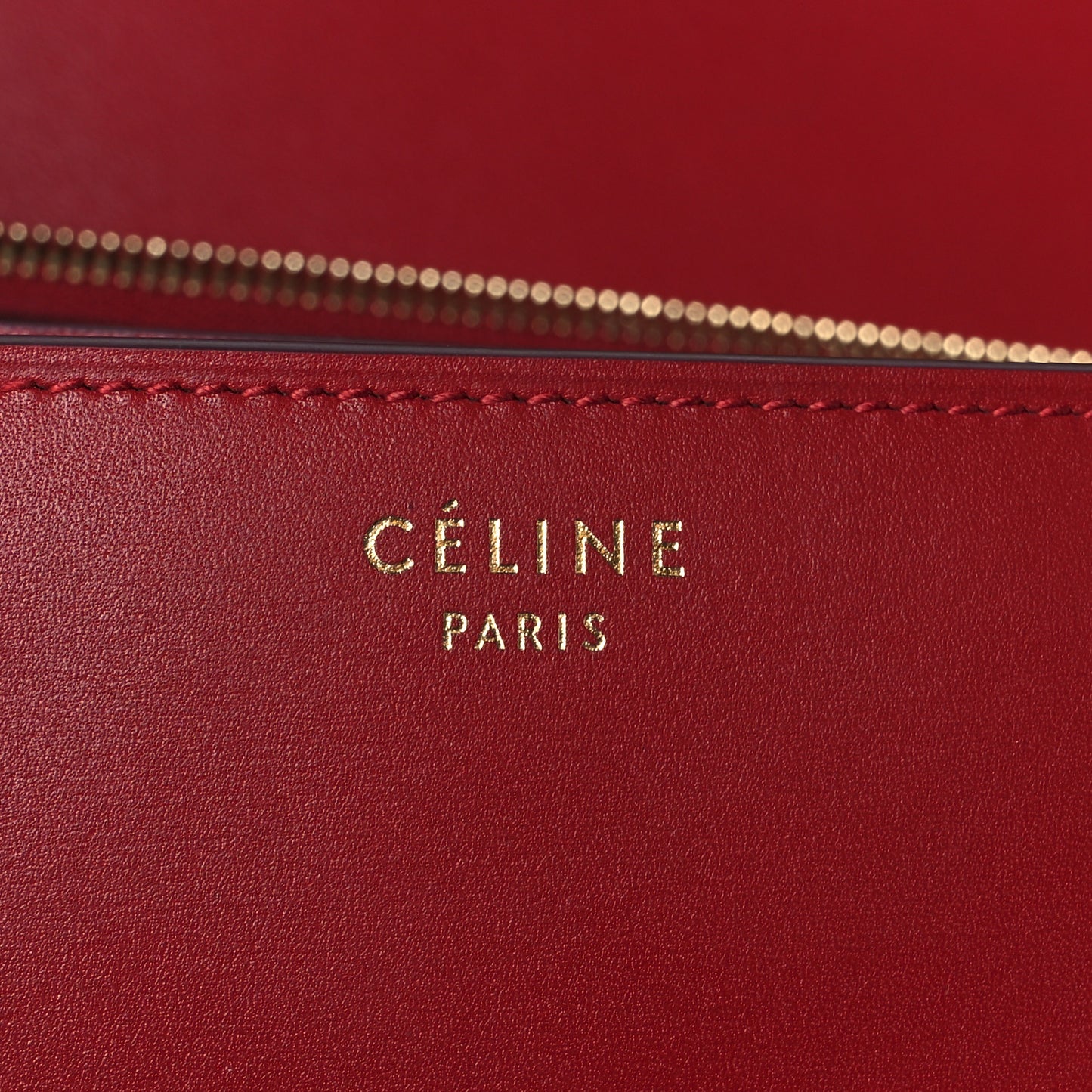 Box Calfskin Medium Classic Box Flap Bag Red