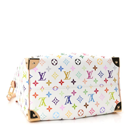 Louis Vuitton LV X TM Monogram Multicolor Speedy Bandouliere 25 White 4 of 9