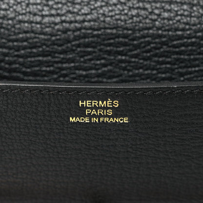 Hermes Chevre Mysore Roulis Slim Wallet Black 7 of 8