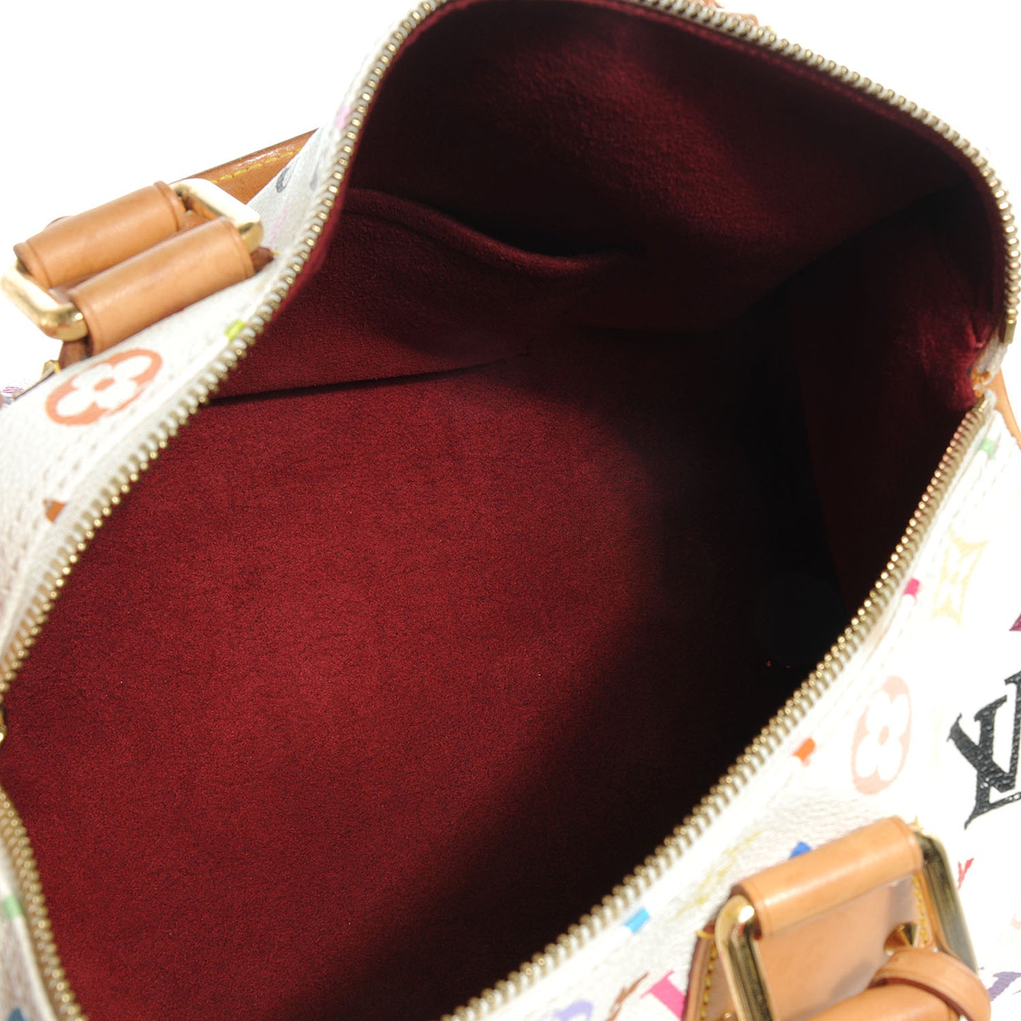 Monogram Multicolor Speedy 30 White