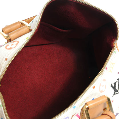 Louis Vuitton Monogram Multicolor Speedy 30 White 8 of 9