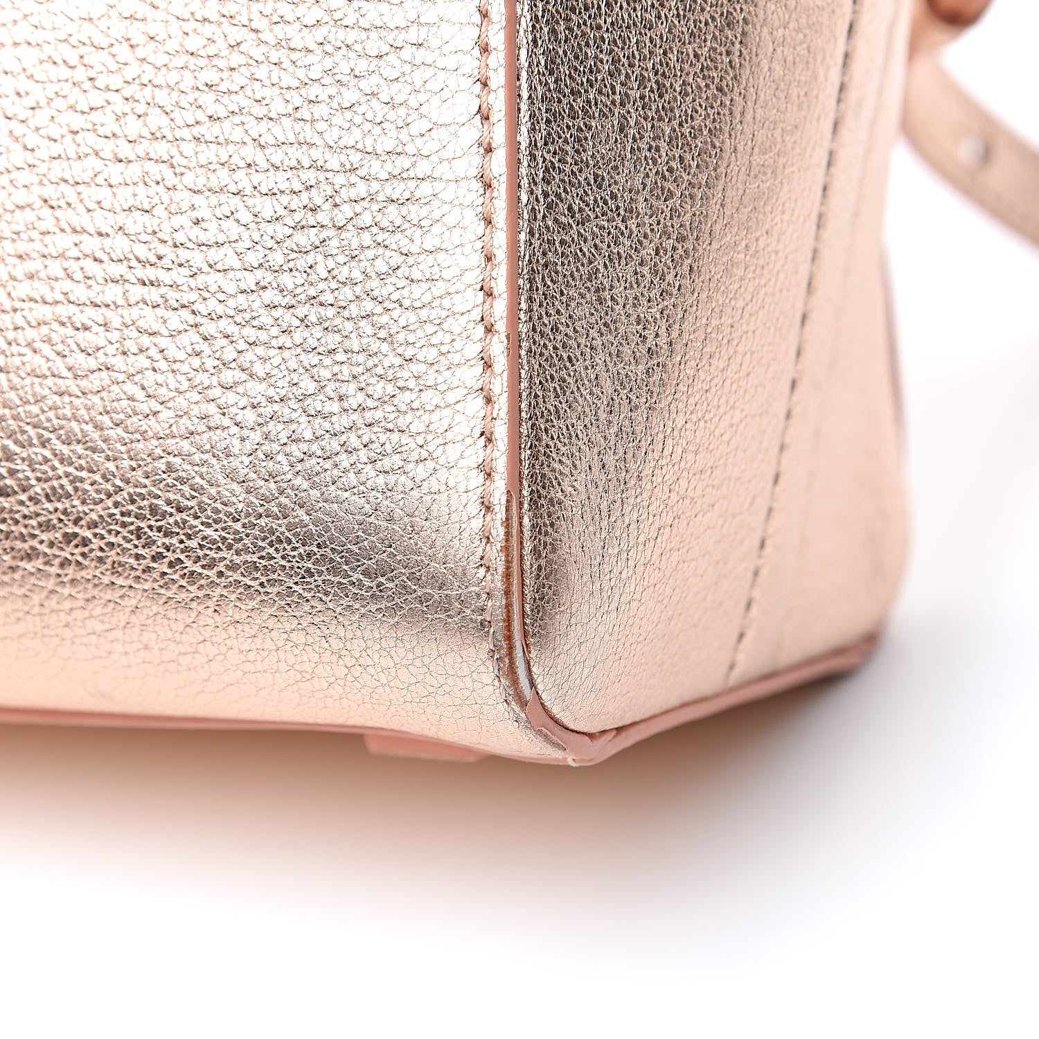 Givenchy Metallic Sugar Goatskin Mini Antigona Light Pink 17 of 21