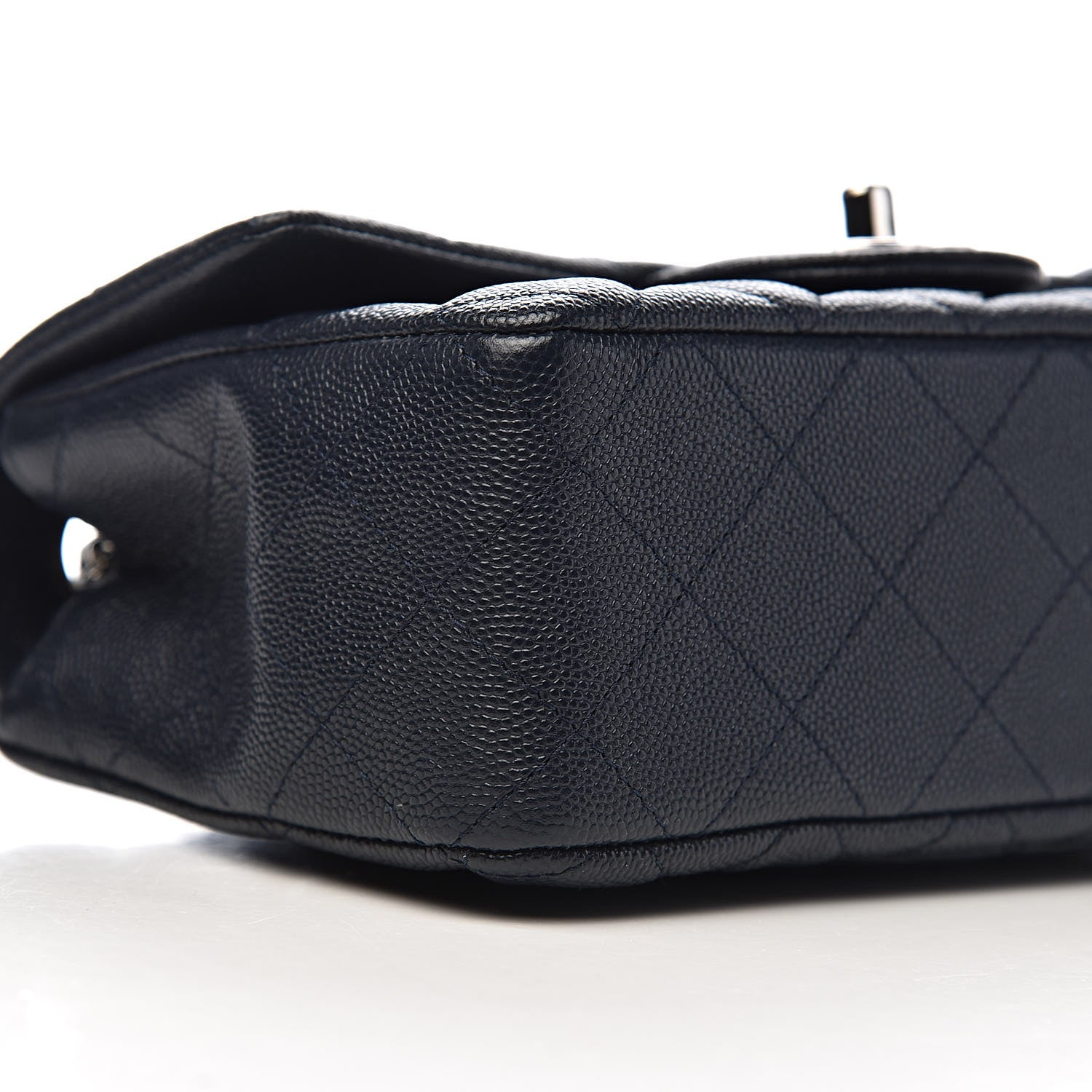 Chanel Caviar Quilted Mini Rectangular Flap Navy 8 of 11
