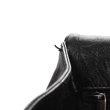 Chanel Aged Calfskin Quilted Large Casual Rock Backpack Black 8 of 11