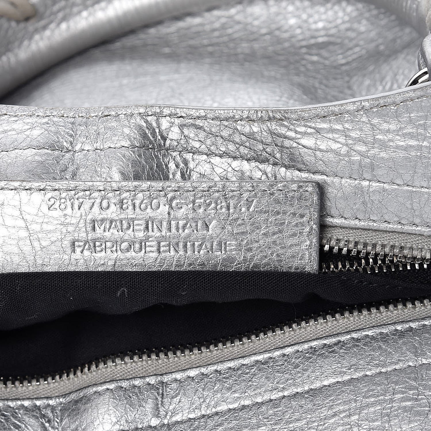 Balenciaga Metallic Agneau Giant 12 Silver Hardware City Gris Aluminum 8 of 14