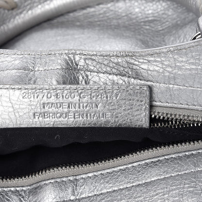 Balenciaga Metallic Agneau Giant 12 Silver Hardware City Gris Aluminum 8 of 14
