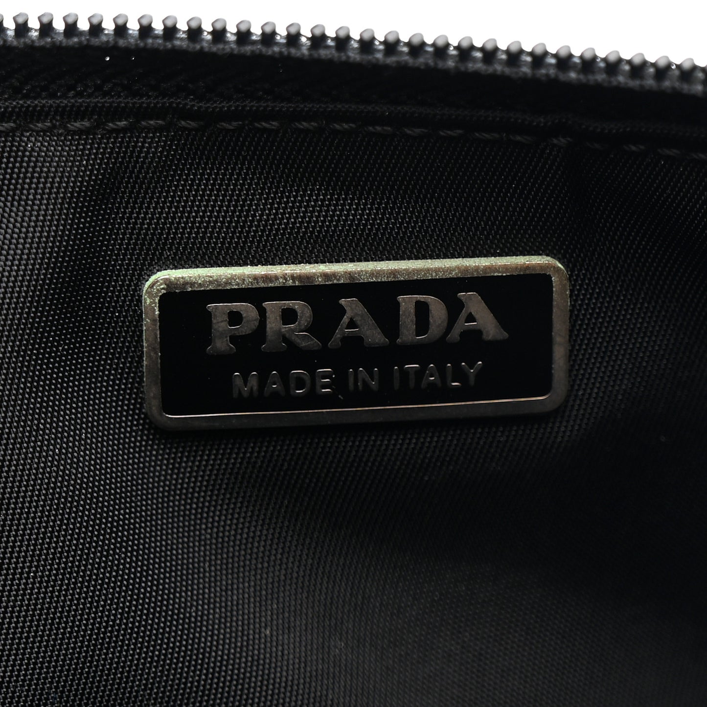 Tessuto Nylon Pochette Bag Black