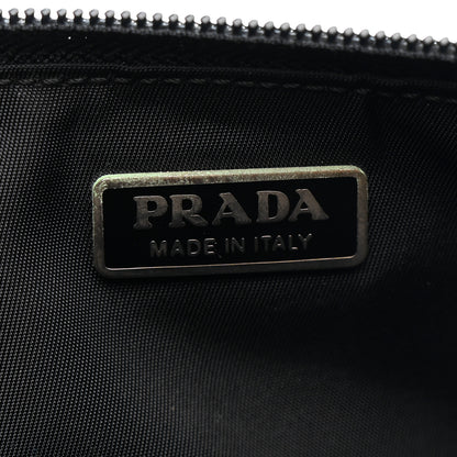 Prada Tessuto Nylon Pochette Bag Black 7 of 15