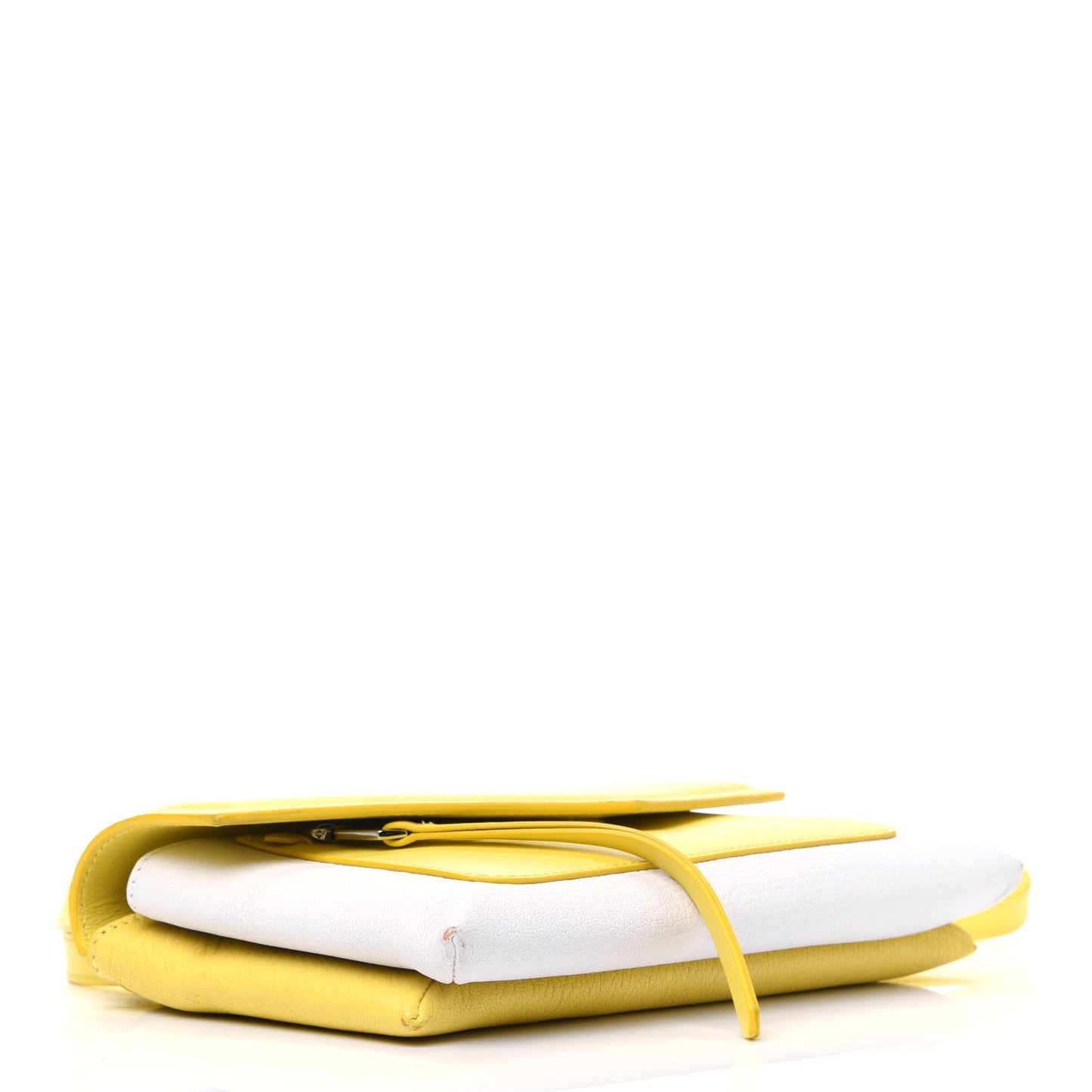Calfskin Duetto Crossbody Bag Yellow