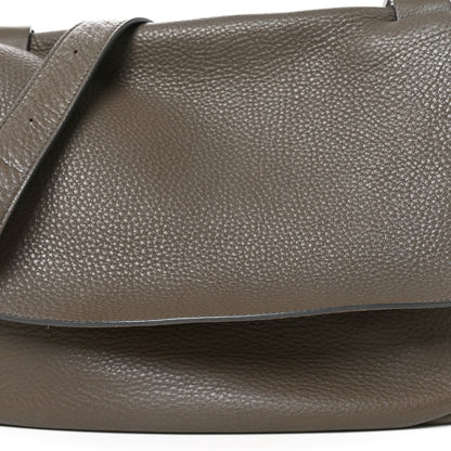 The Row Calfskin Small Mail Bag Ash Grey 6 of 8