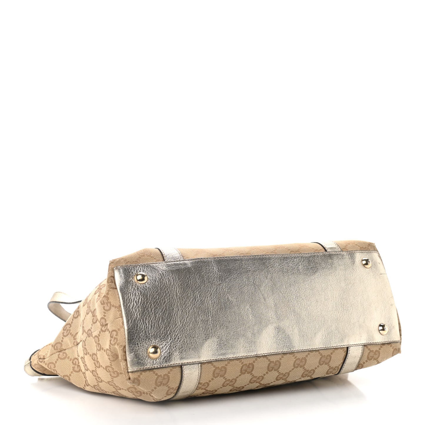 Monogram Medium Abbey Tote Gold