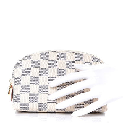 Louis Vuitton Damier Azur Cosmetic Pouch 2 of 6