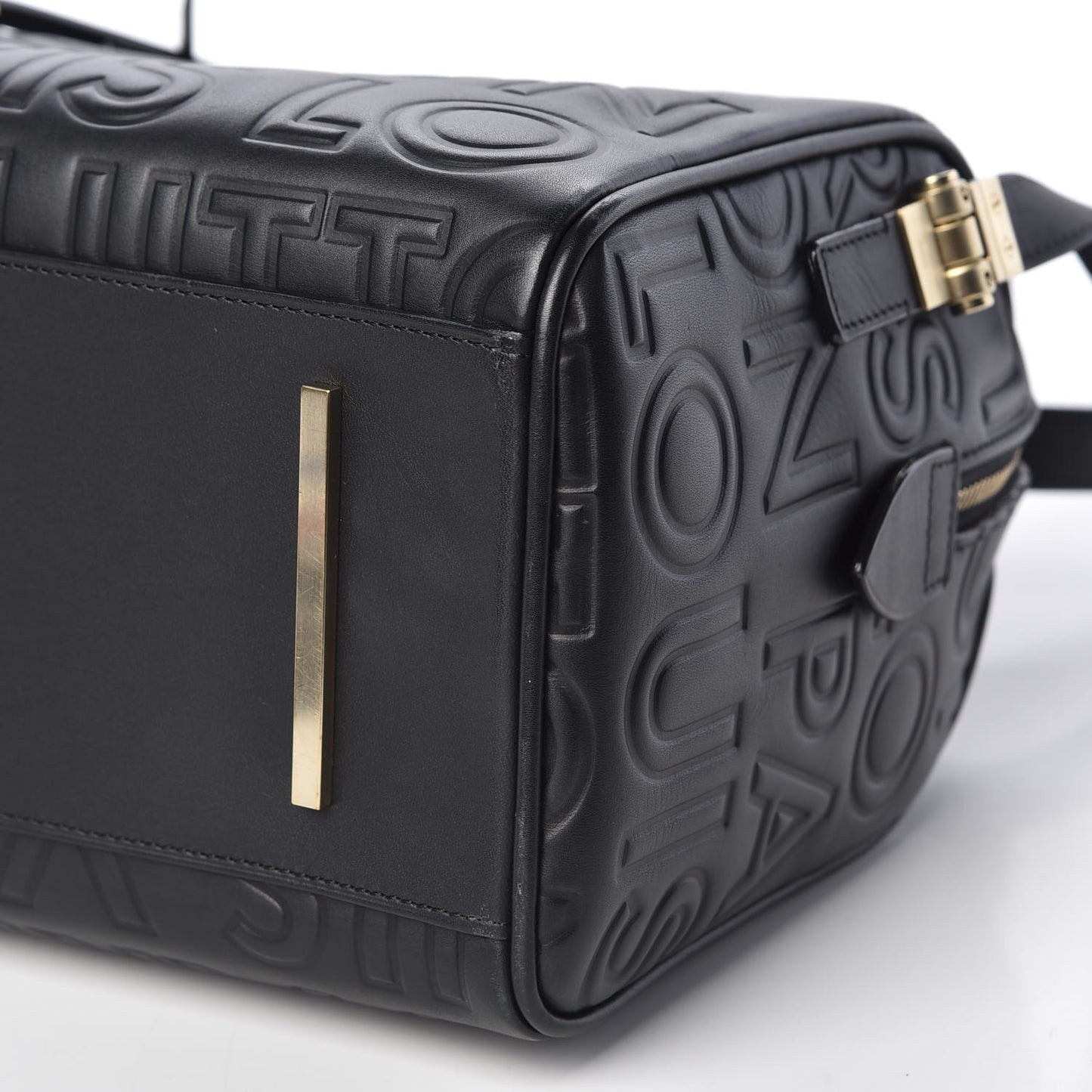 Calfskin Embossed Mini Cube Speedy Black