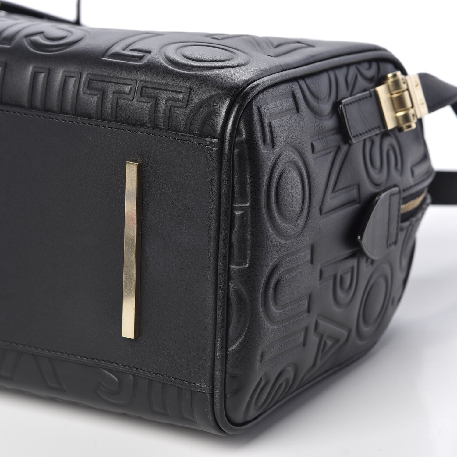 Louis Vuitton Calfskin Embossed Mini Cube Speedy Black 6 of 12