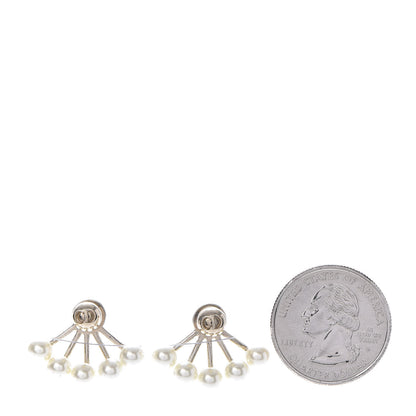 Christian Dior Pearl La Peite Tribale Earrings 2 of 5
