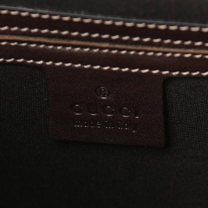 Gucci GG Plus Monogram Small Flap Messenger Bag Beige Dark Brown 6 of 9