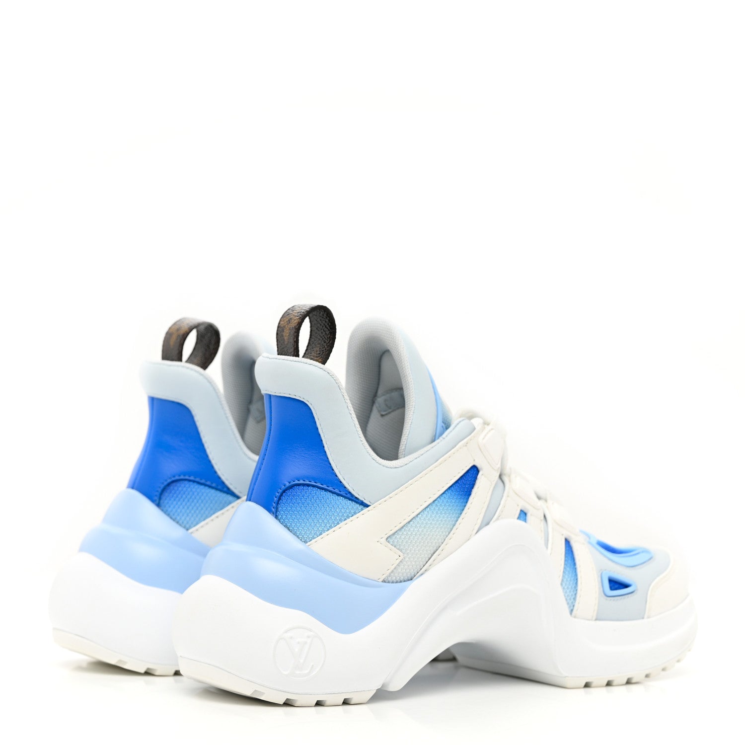 Louis Vuitton Calfskin LV Archlight Gradient Sneakers 36 Light Blue 4 of 10