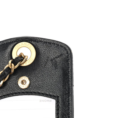 Chanel Lambskin Quilted Chanel 19 Luggage Tag Black 6 of 7