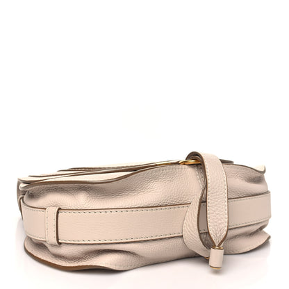 Chloe Grained Calfskin Medium Marcie Saddle Bag Nomad Beige 4 of 11