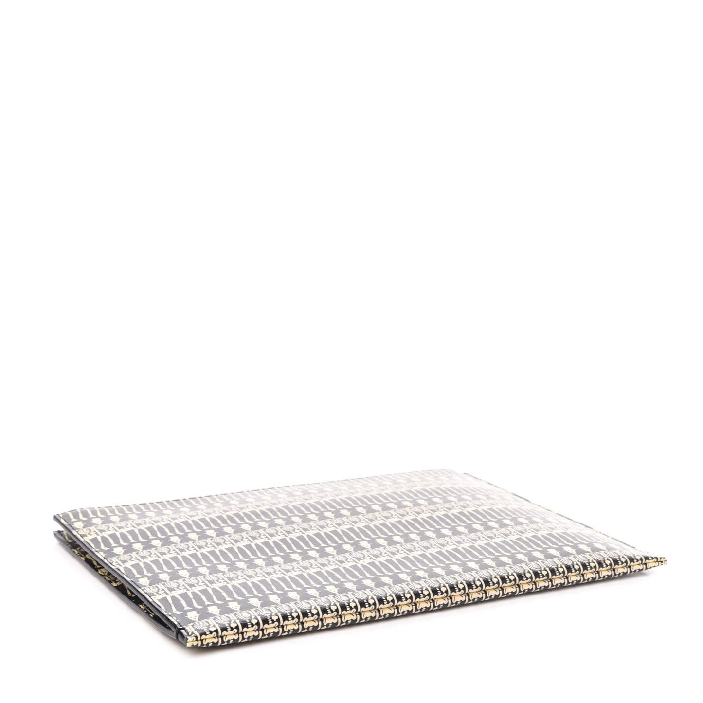 Grain de Poudre Skeleton Print Zipped Tablet Holder Black