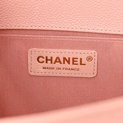 Chanel Caviar Quilted Medium Boy Flap Light Pink 6 of 11