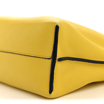 Loewe Calfskin Mini Flamenco Knot Clutch Mustard 10 of 12
