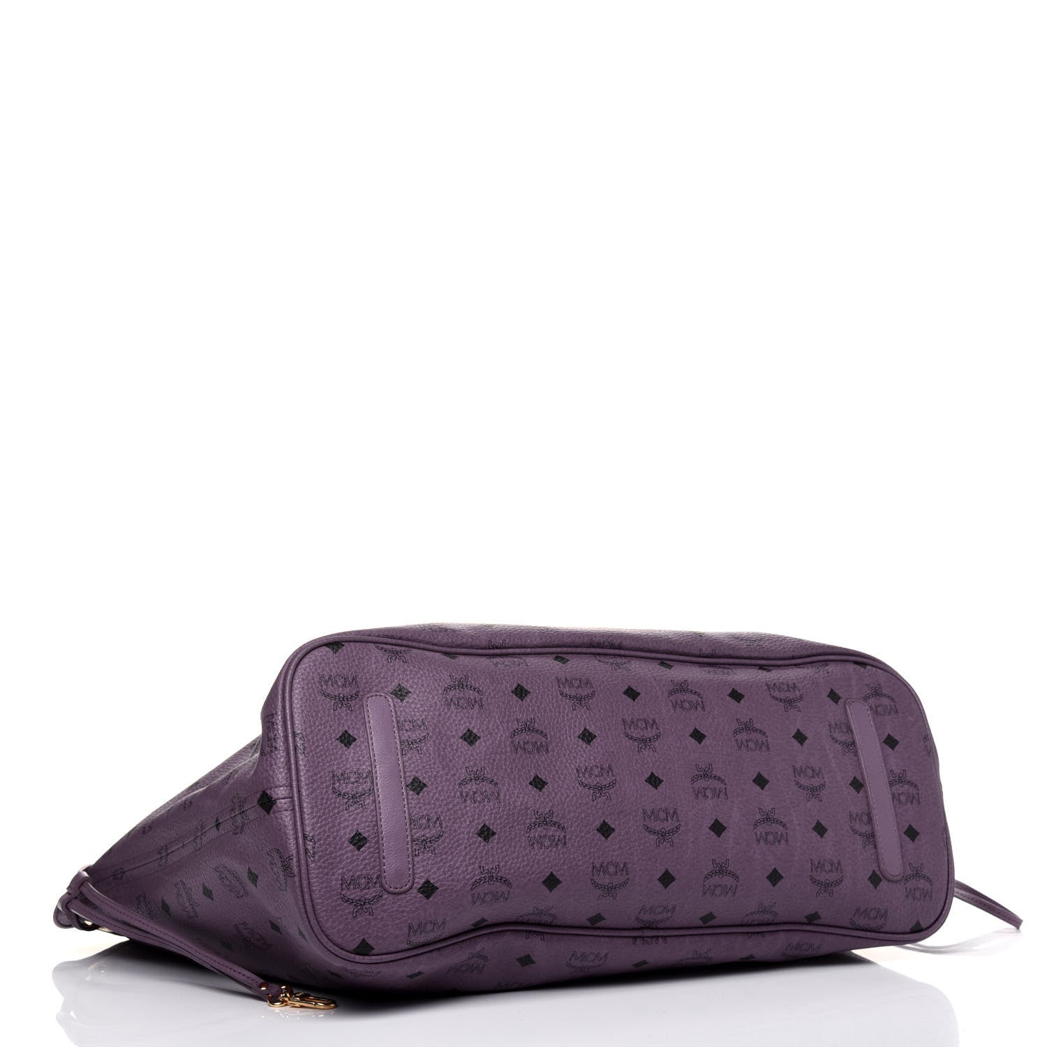 MCM Visetos Large Anya Shopper Tote Purple 4 of 16