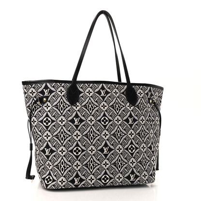 Louis Vuitton Jacquard Since 1854 Neverfull MM Grey 4 of 9