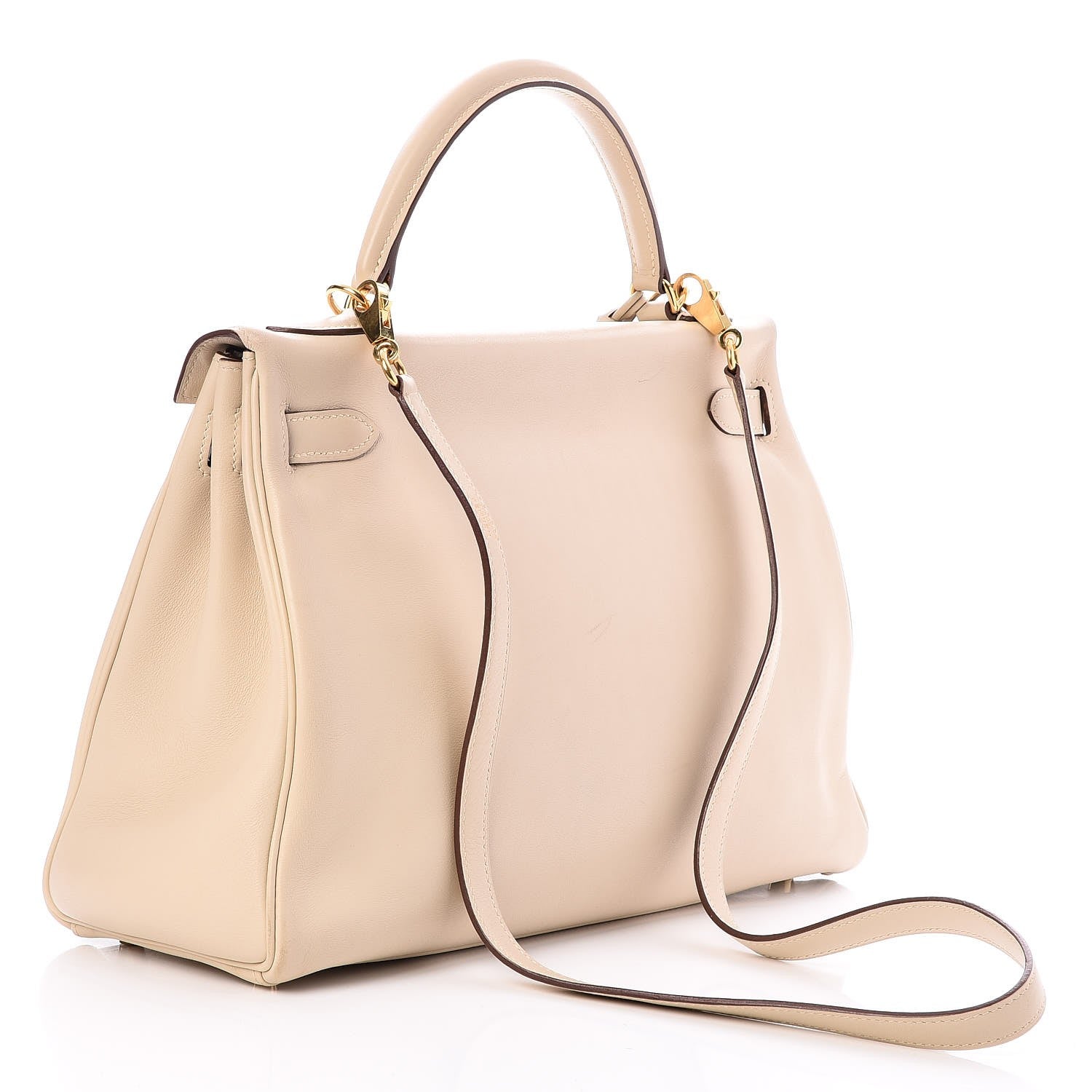 Hermes Swift Kelly Retourne 32 Parchemin 4 of 35