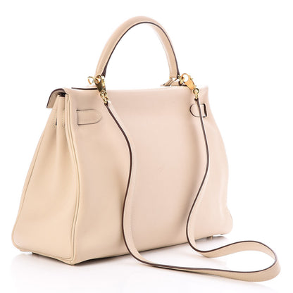 Hermes Swift Kelly Retourne 32 Parchemin 4 of 35